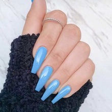 Load image into Gallery viewer, EUROPEAN Style Nails &quot;Sky Blu&quot; Long
