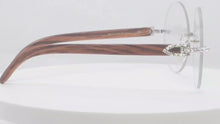 Load and play video in Gallery viewer, &quot;BALL OUT&quot; (Sliver/ brown wood) ( for Men &amp; women)

