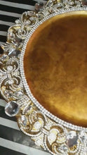 Load and play video in Gallery viewer, &quot;VINTAGE VICTORIAN&quot; Charger plate
