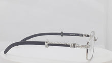 Load and play video in Gallery viewer, &quot;Sophisticated&quot; Sliver Rim /Black wood (for Men &amp;women)

