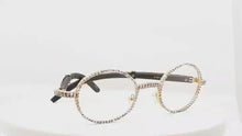 Load and play video in Gallery viewer, &quot;Bust Down&quot; Qauvo&#39;s Frames (Black wood ) glasses for ( Men &amp; women) Sunglasses
